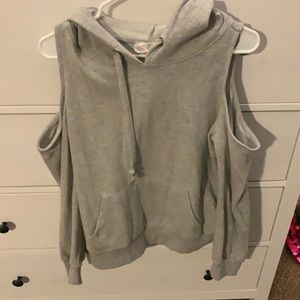 Cold Shoulder Hoodie